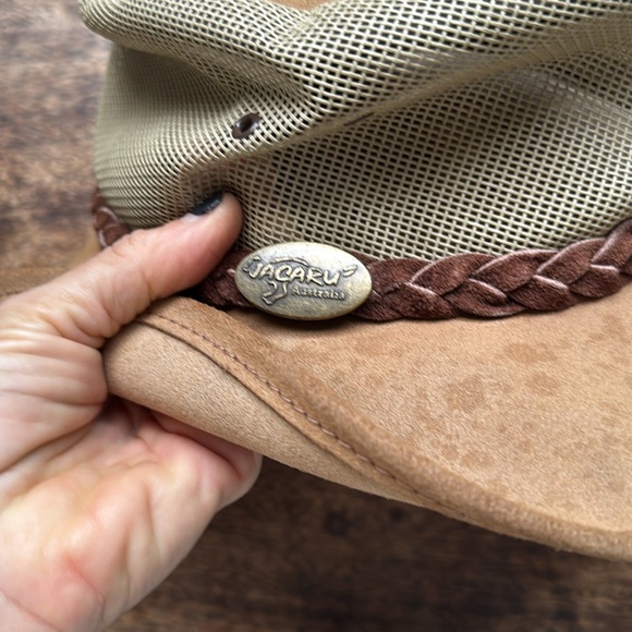 Jacaru Australia Lrg Australia's Finest Leather Hats summer breeze - Picture 8 of 10